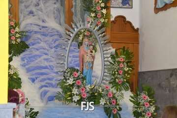 Ceremonia de Bajada de la Virgen de las Nieves en Lomo Magullo/Francisco Javier Santana.